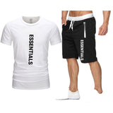 Fog Fear Of God T Shirt & Shorts 2 Piece Set Loose T-Shirt Cotton Men'S Casual Male