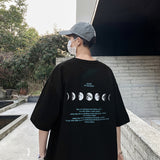 Men T-Shirts Loose Half-Length Sleeves Printing