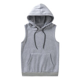 Moisture Wicking Tank Top Casual Fashion Sleeveless Hooded Vest