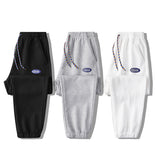 Grey Sweatpants Sweatpants Men's Fleece-Lined Thickened Autumn and Winter
