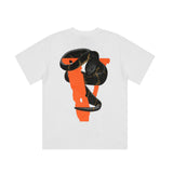 Vlone T Shirt Spring And Summer Large V Printed Loose Shirt