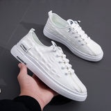 Flat Shoes Summer Breathable Board Shoes Men's Cavas Shoes