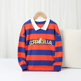 Children Long Sleeve Shirts Spring and Autumn Men's T-shirt Top