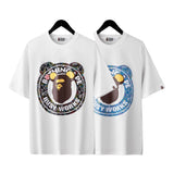 Bape Bearbrick T Shirt Summer Camouflage J Classic Ape Pattern Short Sleeve