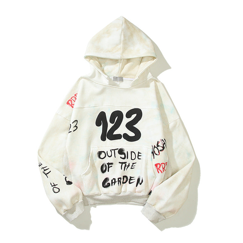 Kanye West Sunday Service Hoodie Distressed Three-Dimensional Foam Loose Men'S And Women'S Hoodies