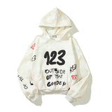Kanye West Sunday Service Hoodie Distressed Three-Dimensional Foam Loose Men'S And Women'S Hoodies