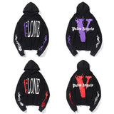 Vlone Hoodie Ou Lone Hooded Sweater Back Big V Hoodie
