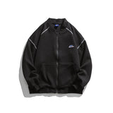 Man Fall Outfis Pure Color Simple Casual Jacket Top Baggy Coat