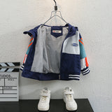 Toddler Boys Jackets Boys' Coat Spring and Autumn Fashion Hooded