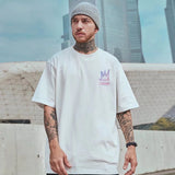 Men T-Shirts Loose Printed Half Sleeve