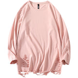 Men's Sweatshirt Autumn Loose round Neck Long Sleeve T-shirt Large Size Men's Clothing