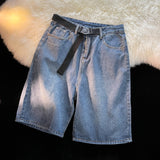 Men Denim Shorts Men's Summer