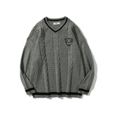 Men Sweater Men's V-neck Sweater Autumn