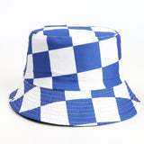 Bucket Hat Fishing Cap Cotton Print Fisherman Hat Printing Casual Fashion Four Seasons Flat Top Bucket Hat