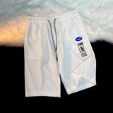 Men White Shorts Men's Summer Loose Leisure Sports