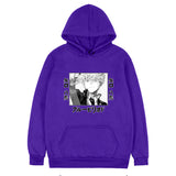 Anime Hoddies Blue Period Printed Long-Sleeved Top Hooded Sweater