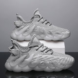 Sneaker Shoes Trendy Summer Men'S Shoes Casual Low Top Solid Color Running Sneakers Breathable