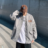 Varsity Jacket Men'S Spring And Autumn Embroidered Casual Jacket Pilot