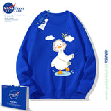 Nasa Children Hoodie Nasa Children'S Round Neck Sweater Girls' Spring And Autumn Loose