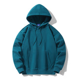 Men Hoodie Solid Color Hoodie Casual Loose plus Size