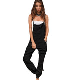 Coachella Music Festival Outfits Autumn Leisure Beach Trousers Suspender Pants