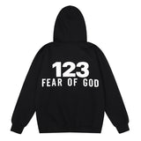Kanye West Sunday Service Hoodie Autumn And Winter Fog Angel Hoodie Fleece-Lined