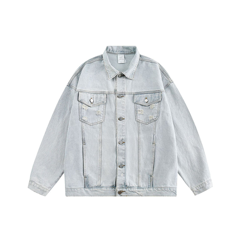 Men Denim Jackets Spring and Autumn Denim Jacket Men's Coat