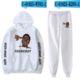Never Broke Again Hoodie Hoodie Ankle Banded Pants Casual Suit
