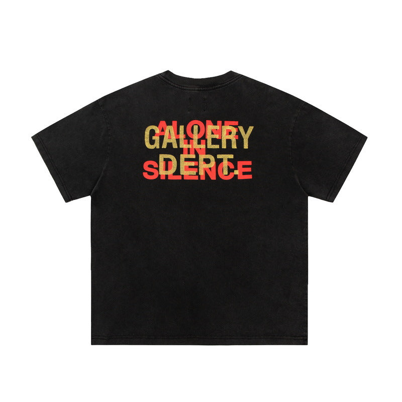 Gallery Dept T Shitrs Summer Printed Short Sleeve plus Size Half Sleeve