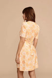 Coachella Music Festival Outfits Spring/Summer Pastoral Style V-neck Floral Bowknot