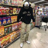 Askyurself Hoodie Retro High Street Casual Loose-Fitting Hoodie