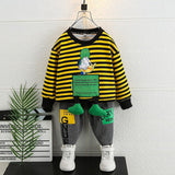 Toddler Boys Sweater Boys Autumn Clothing Two-Piece Fashion Children's Clothing