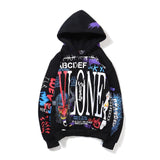 Vlone Sweatshirt Autumn And Winter Hoodie Men'S And Women'S Painted Sweater Coat
