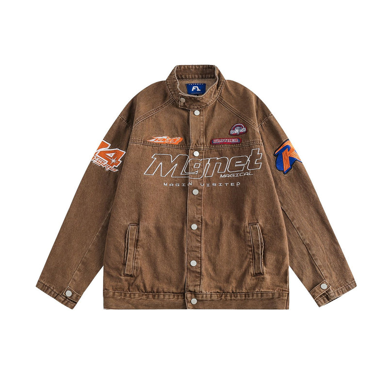Men Denim Jackets Spring and Autumn Denim Coat Jacket