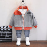 Toddler Boys Jackets Boys' Spring Coat Knitted Sweater Casual Multicolor