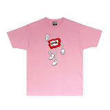 Ice Cream Running Dog T Shirt Loose Printed Audio Rap T-shirt