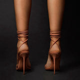 Nude Strappy Heels Sandals Heels Sands