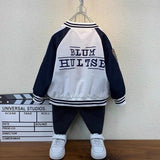 Toddler Boys Jackets Boys' Jacket Spring and Autumn Baseball Uniform