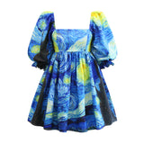 Coachella Music Festival Outfits Short Sleeve Women's Dress Backless Princess Dress