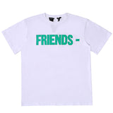 Vlone T Shirt Frieds Viper V Printed Loose Round Neck Short Sleeve T-Shirt