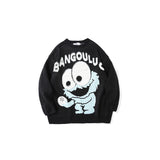 Man Fall Outfits Cartoon Bear Sweater Male Student Loose Fashion Sweater