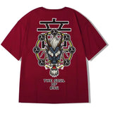 Men T-Shirts Three-Dimensional Letter Loose