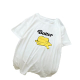 BTS Proof T Shirt plus Size Loose T-shirt Printed round Neck