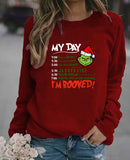 Men and Women Grinch Shirt Christmas Autumn and Winter Loose Sweater