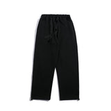 Man Fall Loose Casual Trousers Simple Labeling Multi-Pocket Elastic Ankle Banded Pants