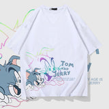 Tom And Jerry T Shirt Cat And Mouse Half Sleeve