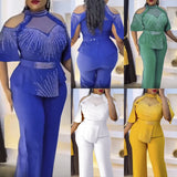 African Dashiki Dress plus Size Hot Drilling Fashion Casual