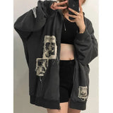 Vintage Y2g Shirts Spring and Autumn Trendy Top for Women