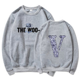 Vlone Sweatshirts Round Neck Sweater Printed Men'S And Women'S Loose
