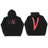 Vlone Hoodie Sweater Men'S Large V Coat Women'S Hooded